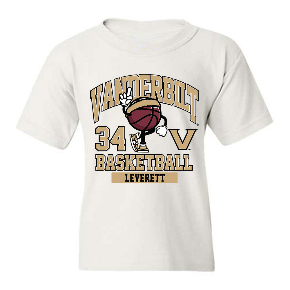Vanderbilt - NCAA Men's Basketball : Jayden Leverett - Classic Fashion Shersey Youth T-Shirt-0