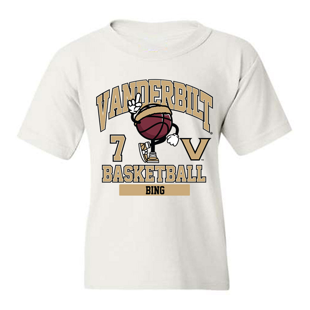 Vanderbilt - NCAA Men's Basketball : Chandler Bing - Classic Fashion Shersey Youth T-Shirt-0