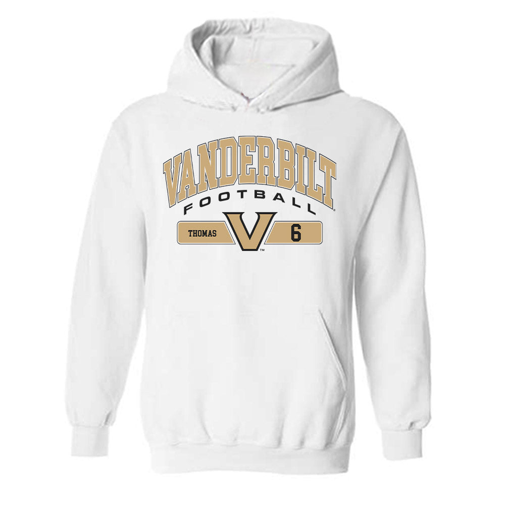 Vanderbilt - NCAA Football : Jacory Thomas - Classic Fashion Shersey Hooded Sweatshirt-0