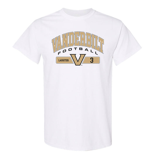 Vanderbilt - NCAA Football : Jamezell Lassiter - Classic Fashion Shersey T-Shirt-0