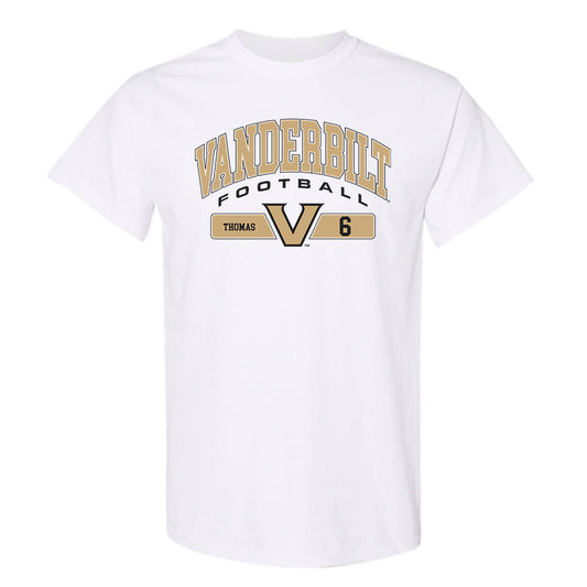 Vanderbilt - NCAA Football : Jacory Thomas - Classic Fashion Shersey T-Shirt-0