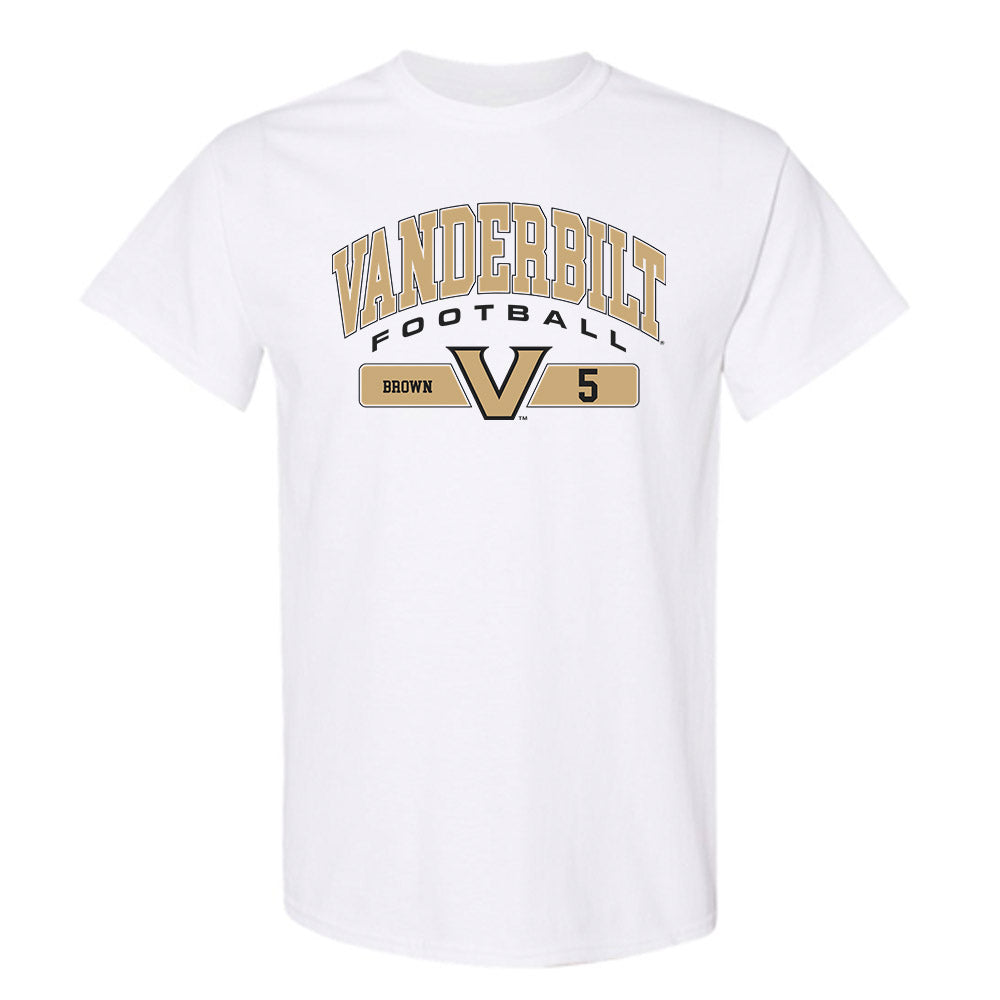 Vanderbilt - NCAA Football : Tristen Brown - Classic Fashion Shersey T-Shirt-0