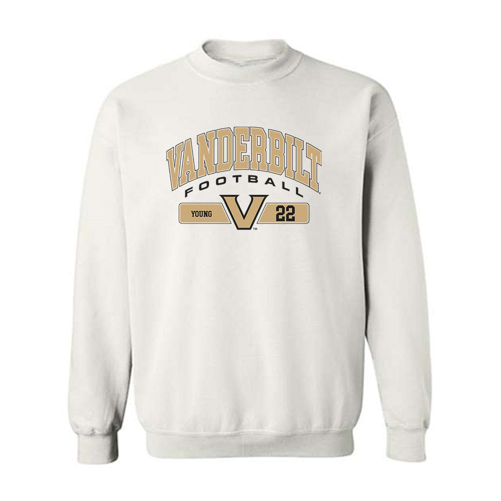 Vanderbilt - NCAA Football : Makhilyn Young - Classic Fashion Shersey Crewneck Sweatshirt-0