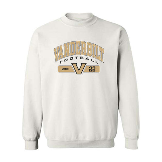 Vanderbilt - NCAA Football : Makhilyn Young - Classic Fashion Shersey Crewneck Sweatshirt-0