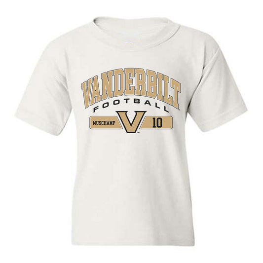 Vanderbilt - NCAA Football : Whit Muschamp - Classic Fashion Shersey Youth T-Shirt-0