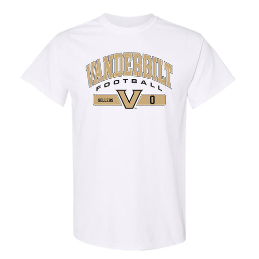 Vanderbilt - NCAA Football : Cobey Sellers - Classic Fashion Shersey T-Shirt-0