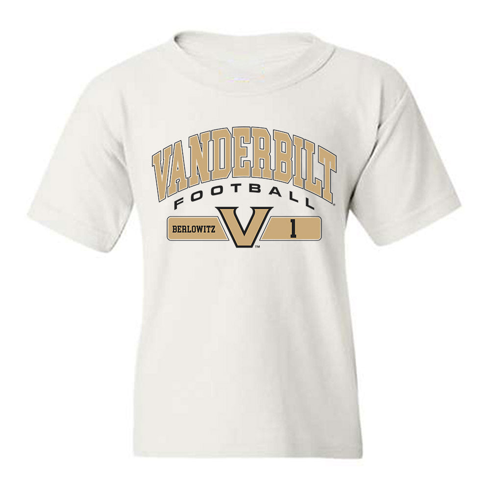 Vanderbilt - NCAA Football : Blaze Berlowitz - Classic Fashion Shersey Youth T-Shirt-0