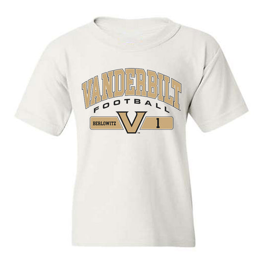 Vanderbilt - NCAA Football : Blaze Berlowitz - Classic Fashion Shersey Youth T-Shirt-0