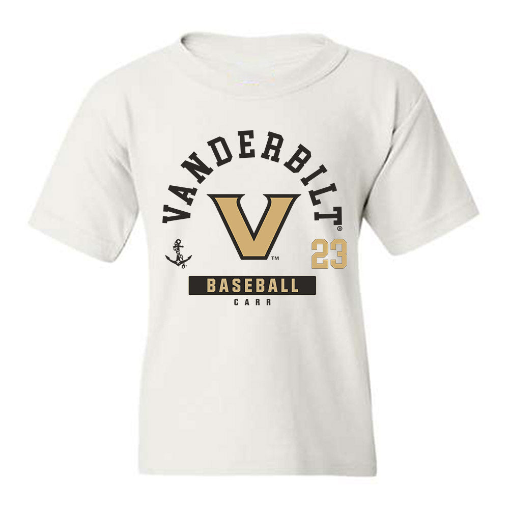 Vanderbilt - NCAA Baseball : Brody Carr - Classic Fashion Shersey Youth T-Shirt-0