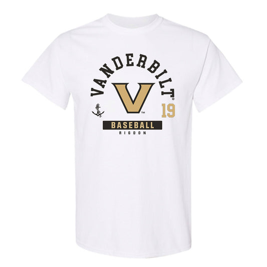 Vanderbilt - NCAA Baseball : Rustan Rigdon - Classic Fashion Shersey T-Shirt-0