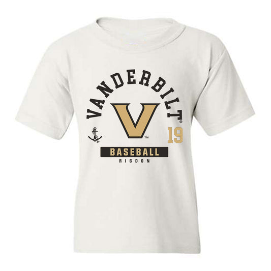 Vanderbilt - NCAA Baseball : Rustan Rigdon - Classic Fashion Shersey Youth T-Shirt-0