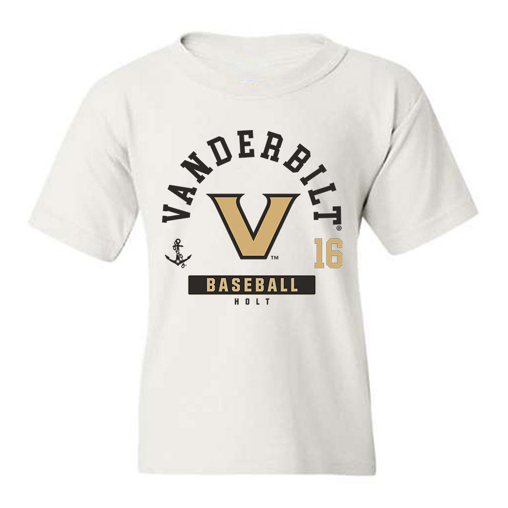 Vanderbilt - NCAA Baseball : Michael Holt - Classic Fashion Shersey Youth T-Shirt-0