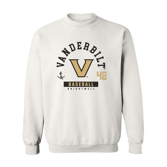 Vanderbilt - NCAA Baseball : Collin Brightwell - Classic Fashion Shersey Crewneck Sweatshirt-0