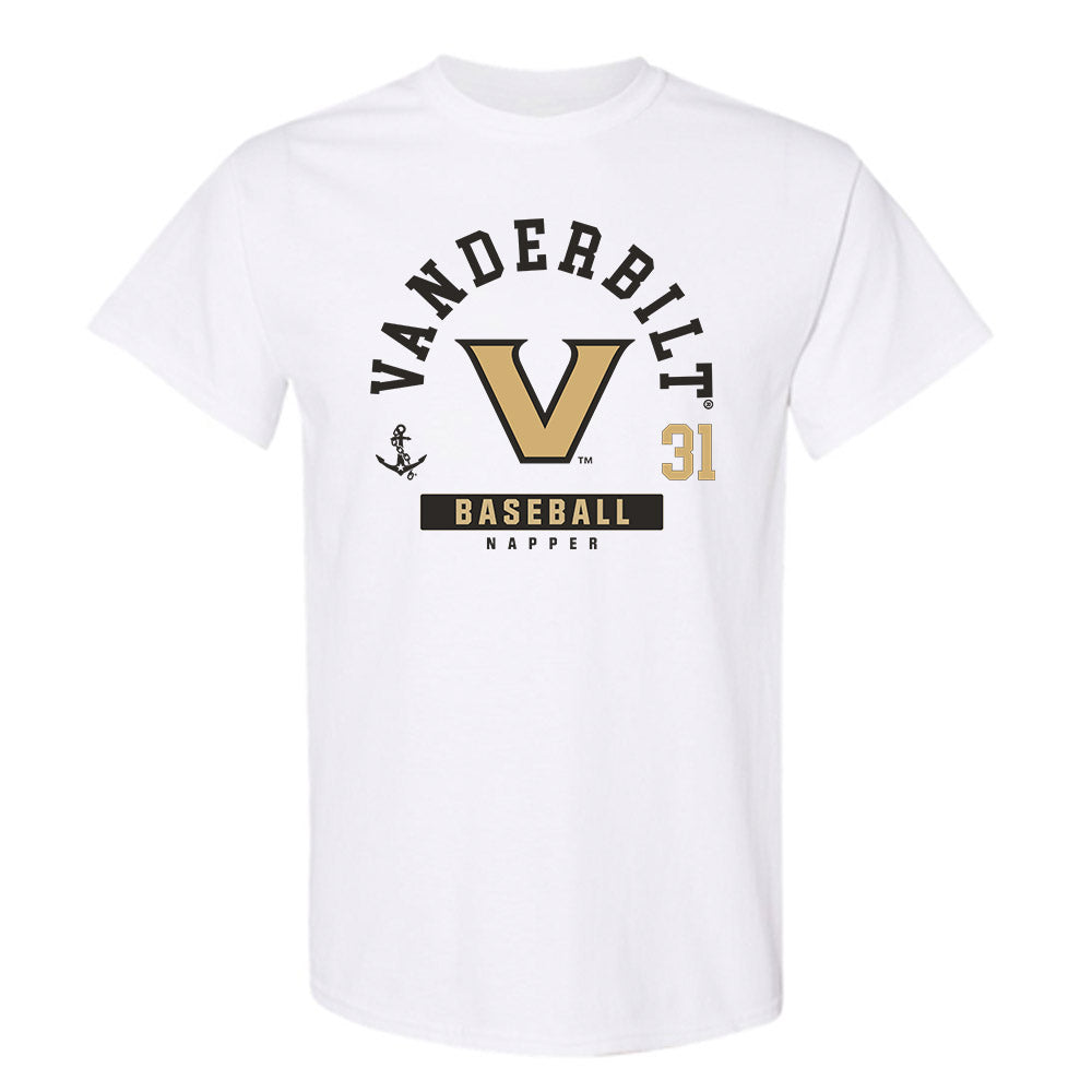 Vanderbilt - NCAA Baseball : Jameson Napper - Classic Fashion Shersey T-Shirt-0