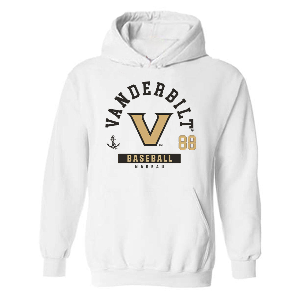 Vanderbilt - NCAA Baseball : Wyatt Nadeau - Classic Fashion Shersey Hooded Sweatshirt-0
