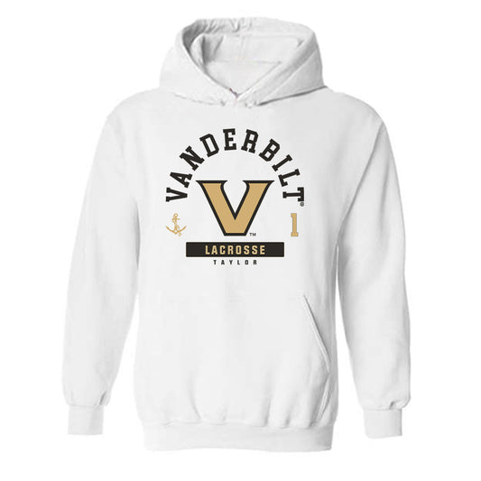 Vanderbilt - NCAA Women's Lacrosse : Francie Taylor - Classic Fashion Shersey Hooded Sweatshirt-0