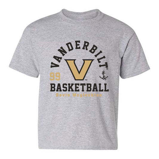 Vanderbilt - NCAA Men's Basketball : Devin Mcglockton - Classic Fashion Shersey Youth T-Shirt-0