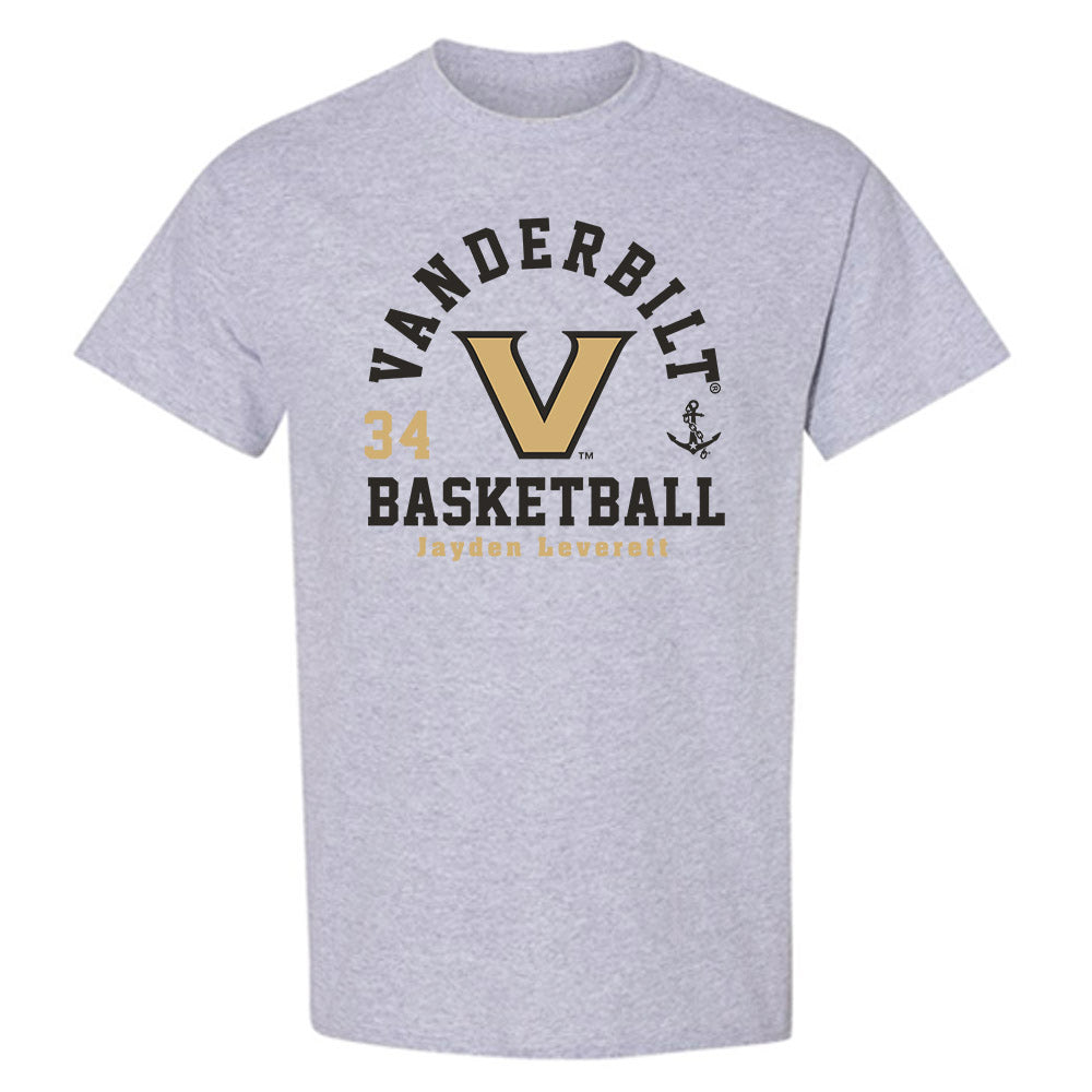 Vanderbilt - NCAA Men's Basketball : Jayden Leverett - Classic Fashion Shersey T-Shirt-0
