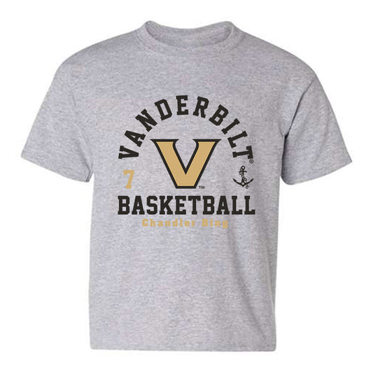 Vanderbilt - NCAA Men's Basketball : Chandler Bing - Classic Fashion Shersey Youth T-Shirt-0
