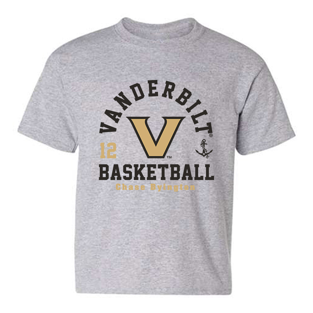 Vanderbilt - NCAA Men's Basketball : Chase Byington - Classic Fashion Shersey Youth T-Shirt-0