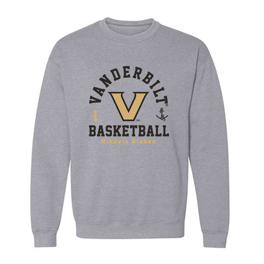 Vanderbilt - NCAA Women's Basketball : Mikayla Blakes - Classic Fashion Shersey Crewneck Sweatshirt-0
