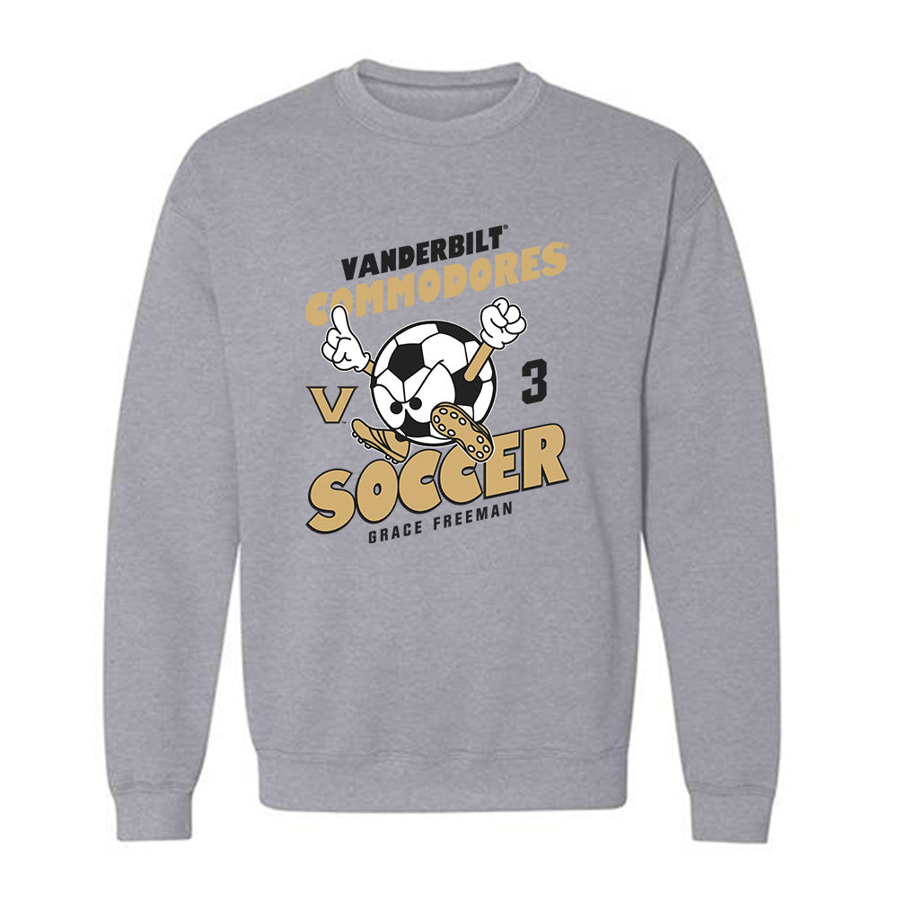Vanderbilt - NCAA Women's Soccer : Grace Freeman - Classic Fashion Shersey Crewneck Sweatshirt-0