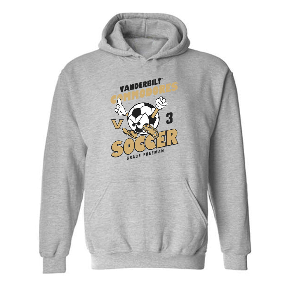 Vanderbilt - NCAA Women's Soccer : Grace Freeman - Classic Fashion Shersey Hooded Sweatshirt-0