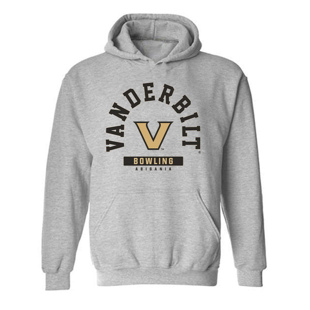 Vanderbilt - NCAA Women's Bowling : Katelyn Abigania - Classic Fashion Shersey Hooded Sweatshirt-0