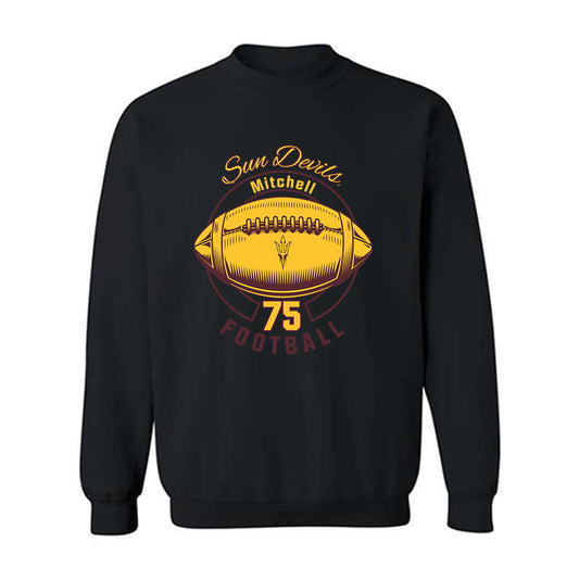 Arizona State - NCAA Football : Jarmaine Mitchell - Classic Fashion Shersey Crewneck Sweatshirt-0