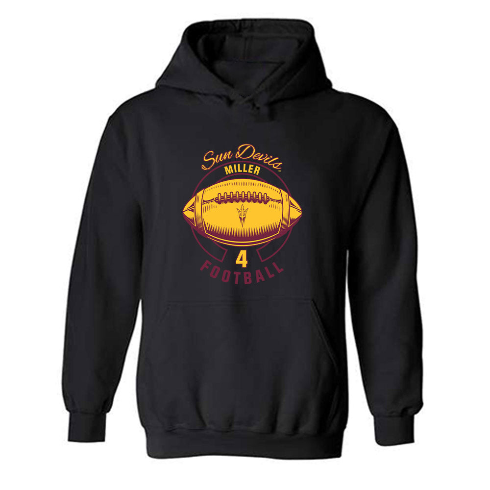 Arizona State - NCAA Football : Omarion Miller - Classic Fashion Shersey Hooded Sweatshirt-0