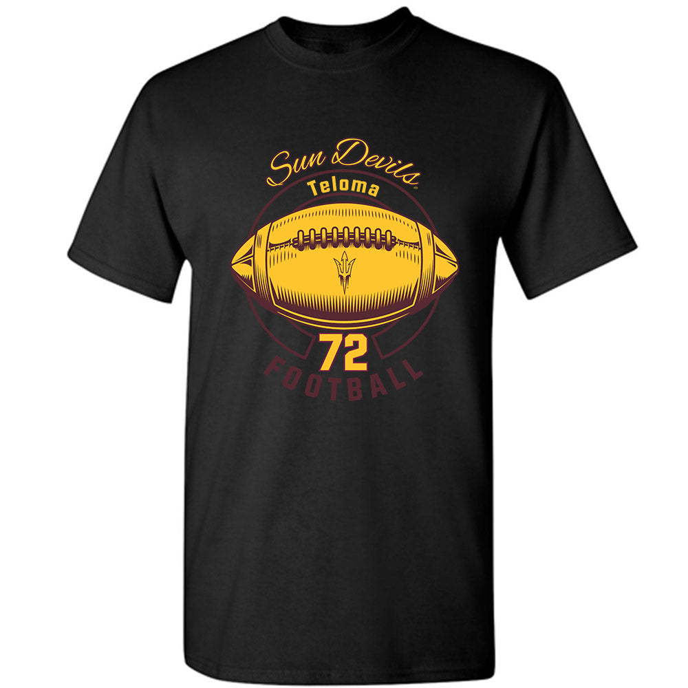Arizona State - NCAA Football : Doughless Teloma - Classic Fashion Shersey T-Shirt-0