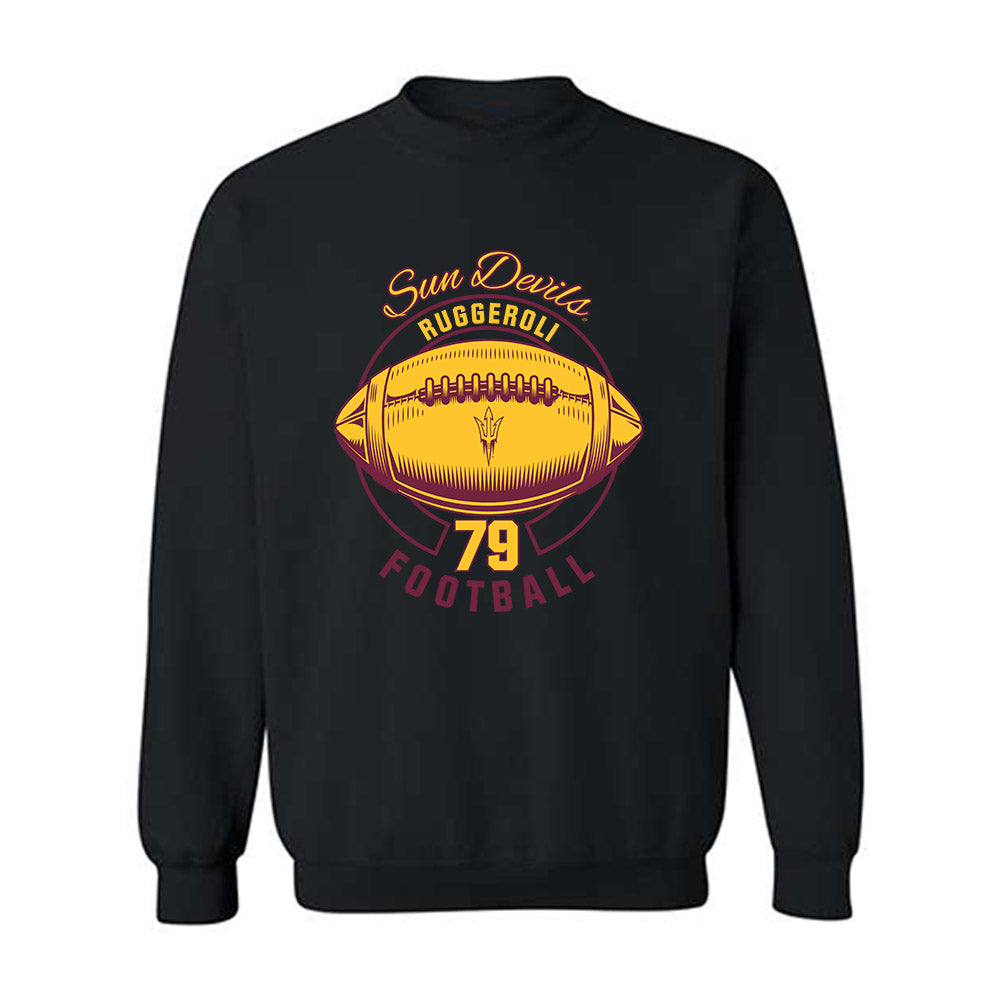 Arizona State - NCAA Football : Xander Ruggeroli - Classic Fashion Shersey Crewneck Sweatshirt-0
