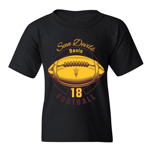 Arizona State - NCAA Football : Ramere Davis - Classic Fashion Shersey Youth T-Shirt-0