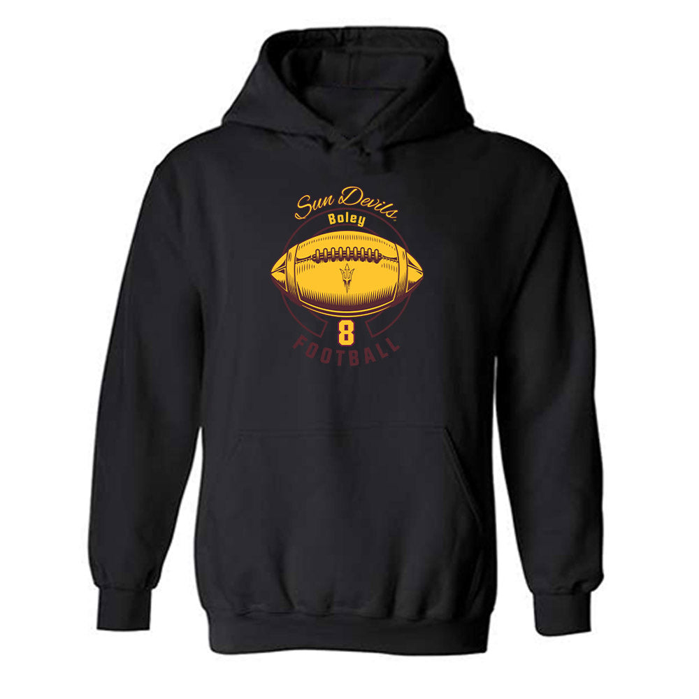 Arizona State - NCAA Football : Cutter Boley - Classic Fashion Shersey Hooded Sweatshirt-0