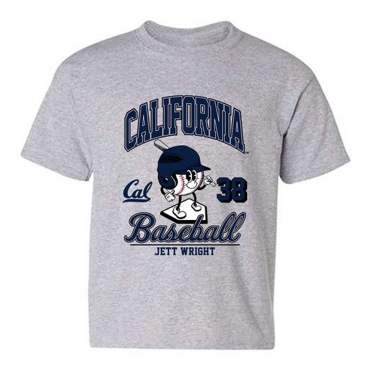 UC Berkeley - NCAA Baseball : Jett Wright - Fashion Shersey Youth T-Shirt-0