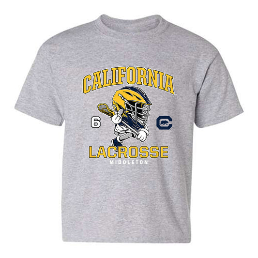 UC Berkeley - NCAA Women's Lacrosse : Jane Middleton - Fashion Shersey Youth T-Shirt-0