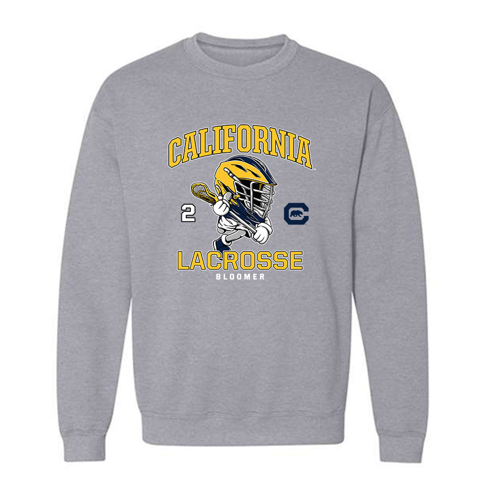 UC Berkeley - NCAA Women's Lacrosse : Katie Bloomer - Fashion Shersey Crewneck Sweatshirt-0