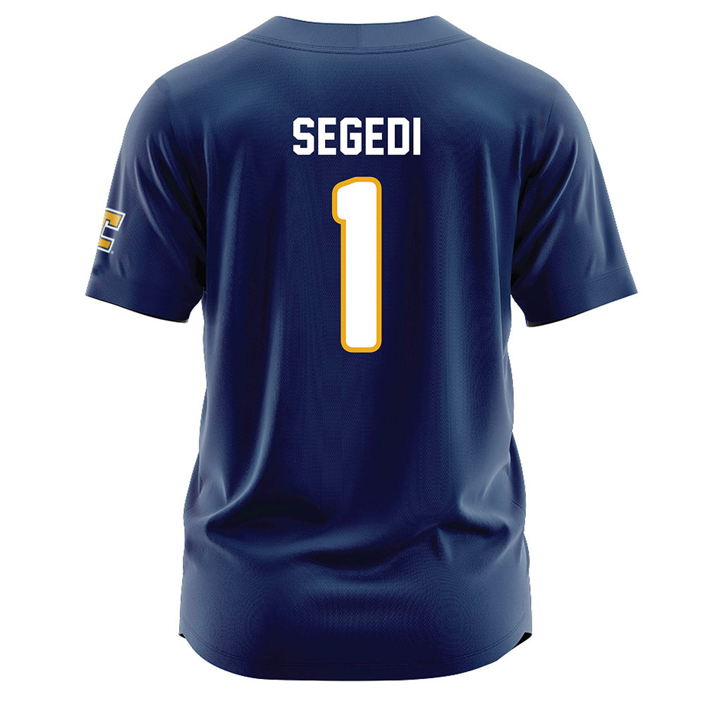 UTC - NCAA Softball : Annika Segedi - Navy Jersey-1