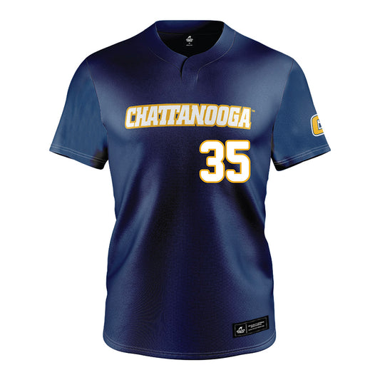 UTC - NCAA Softball : Auburn Karls - Navy Jersey-0