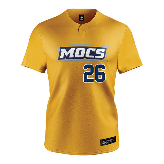 UTC - NCAA Softball : Alyssa Orlando - Gold Jersey-0