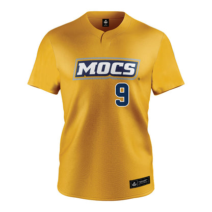 UTC - NCAA Softball : Abi Pikas - Gold Jersey-0