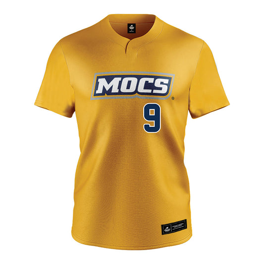 UTC - NCAA Softball : Abi Pikas - Gold Jersey-0