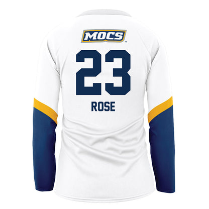 UTC - NCAA Women's Volleyball : Gracie Rose - White Volleyball Jersey-1