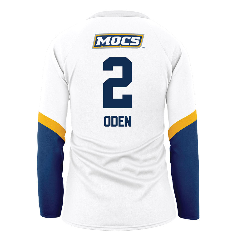 UTC - NCAA Women's Volleyball : Ryan Oden - White Volleyball Jersey-1