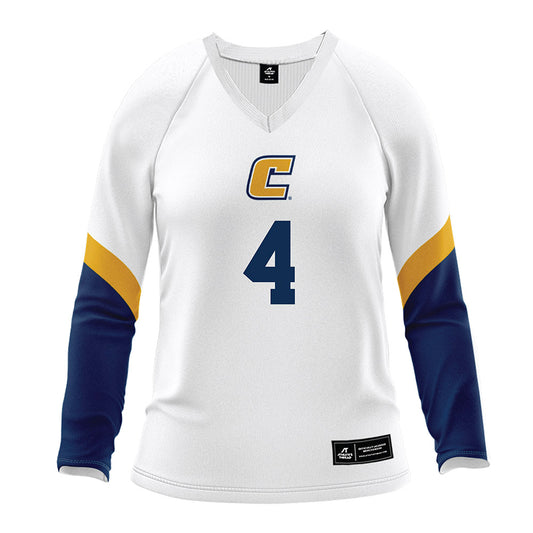 UTC - NCAA Women's Volleyball : Mallory Merz - White Volleyball Jersey