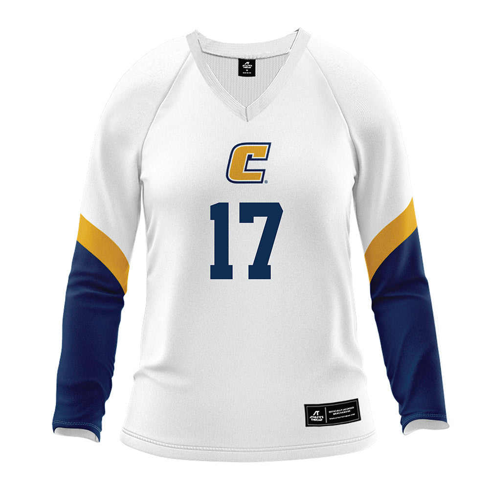 UTC - NCAA Women's Volleyball : Caroline Peterson - White Volleyball Jersey-0
