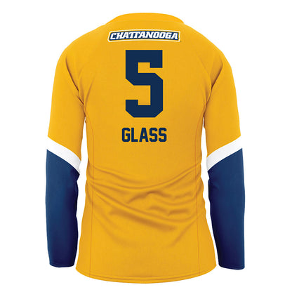 UTC - NCAA Women's Volleyball : Jordin Glass - Gold Volleyball Jersey-1