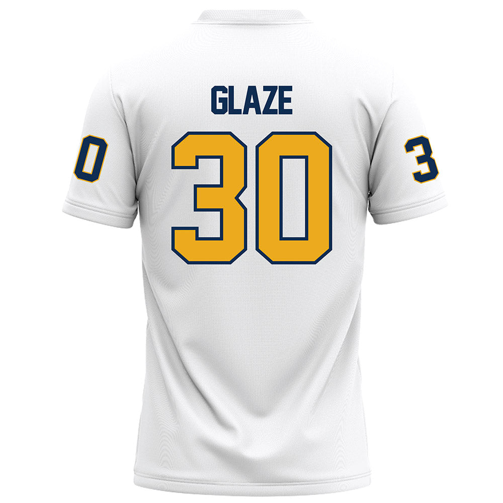 UTC - NCAA Football : Kelby Glaze - White Football Jersey-1