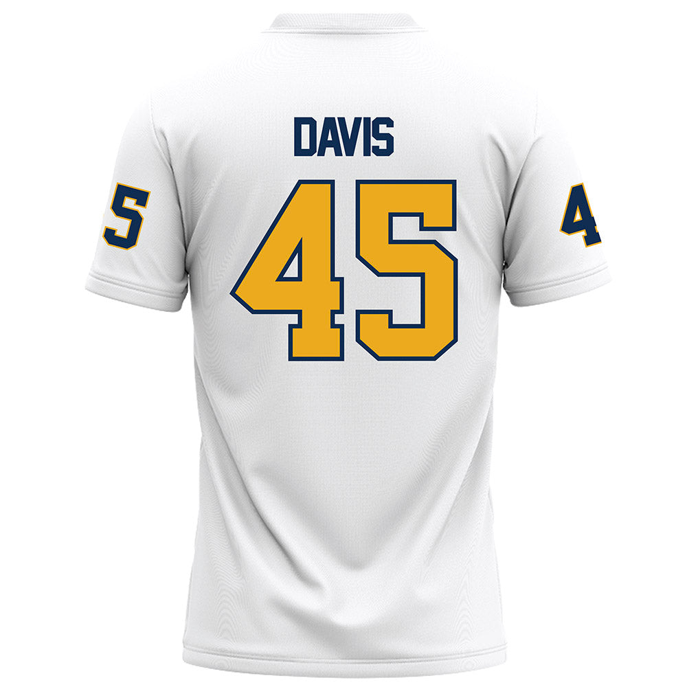 UTC - NCAA Football : Dacian Davis - White Football Jersey-1
