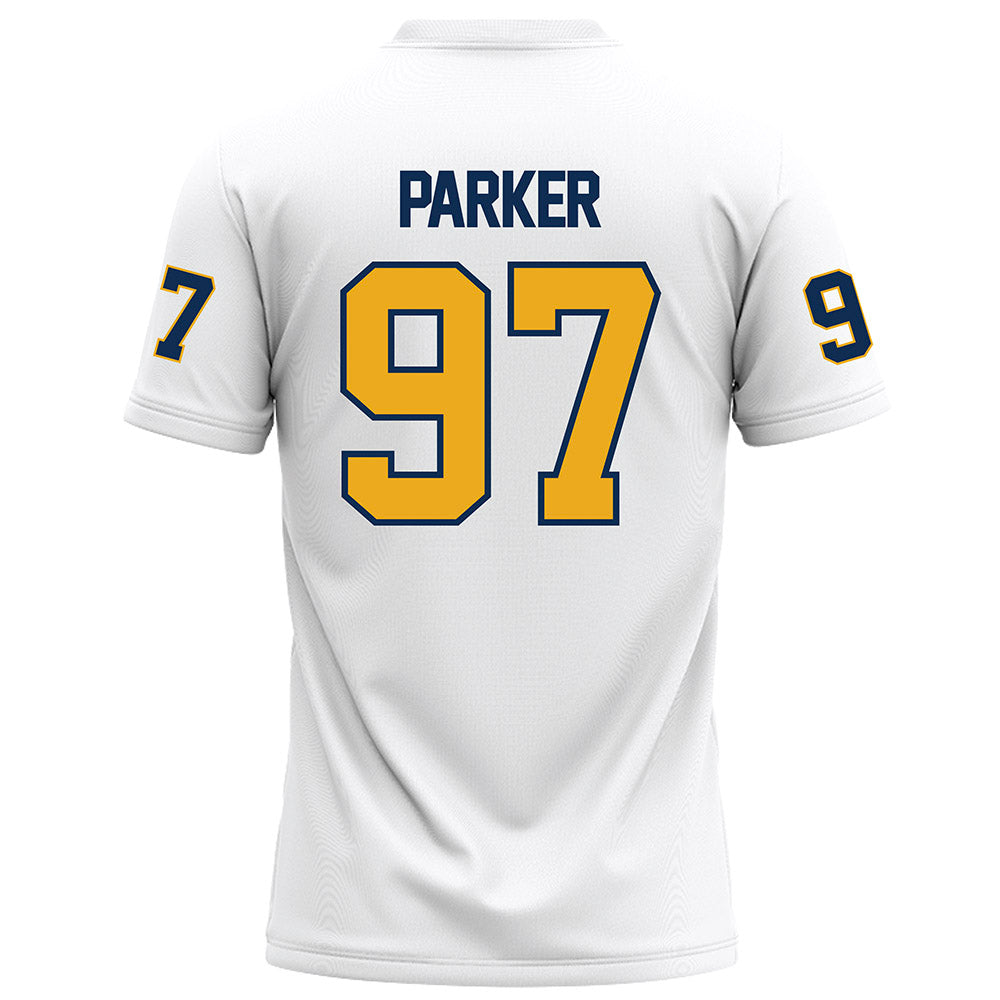 UTC - NCAA Football : Xavier Parker - White Football Jersey-1